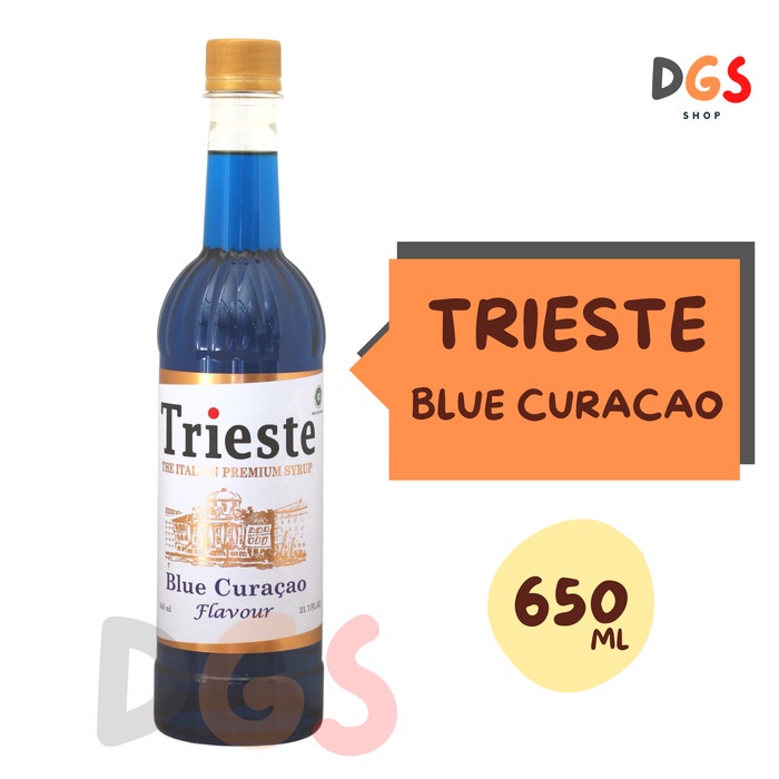 

SYRUP TRIESTE BLUE CURACAO - SIRUP RASA BLUE CURACAO - 650 ML
