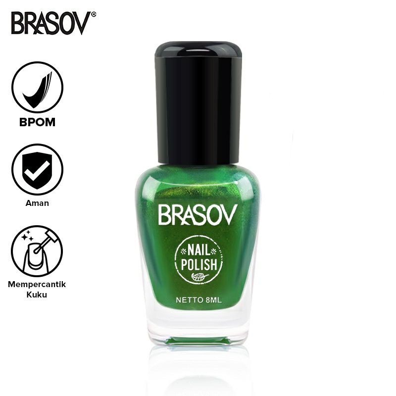 Brasov Kutek Shades Of Green Nail Polish 8ml