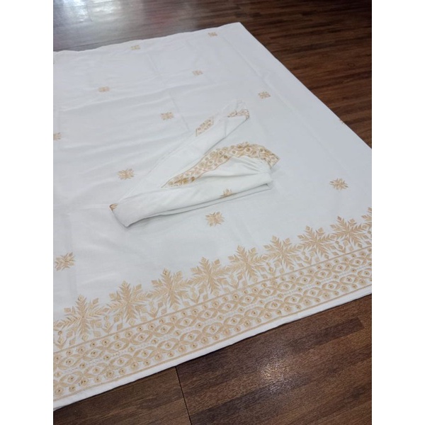 Busana bali pria set saput udeng songket bordir khas Bali