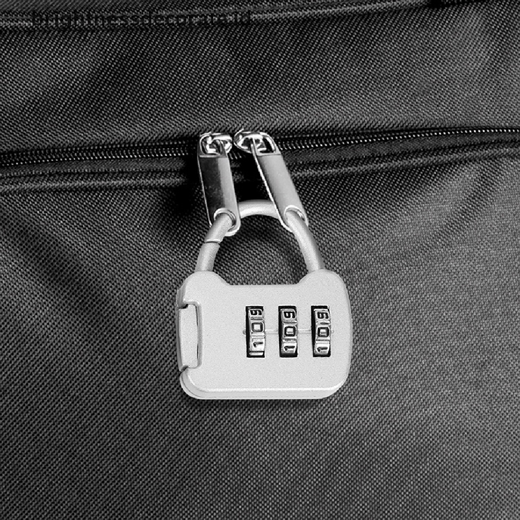 [Birth] Combination Password Lock Portable Travel Luggage Case Gembok Kunci Pengaman [ID]