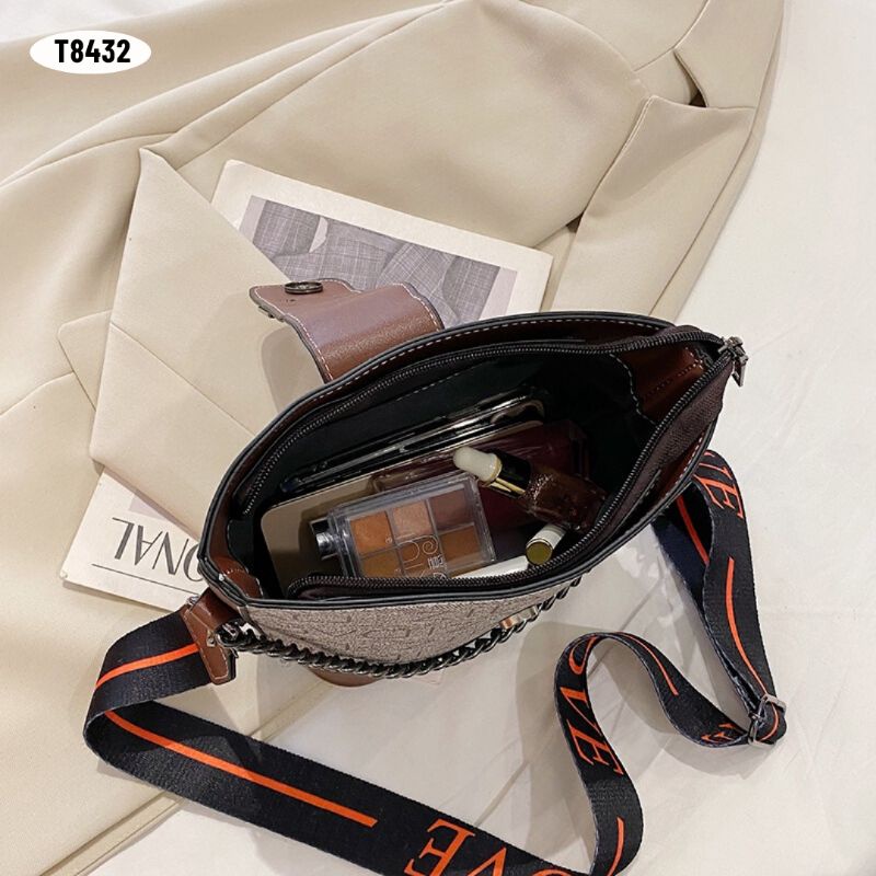 [IMPORT] T8432 - TAS SELEMPANG WANITA FASHION IMPORT - 76BAGSTORE