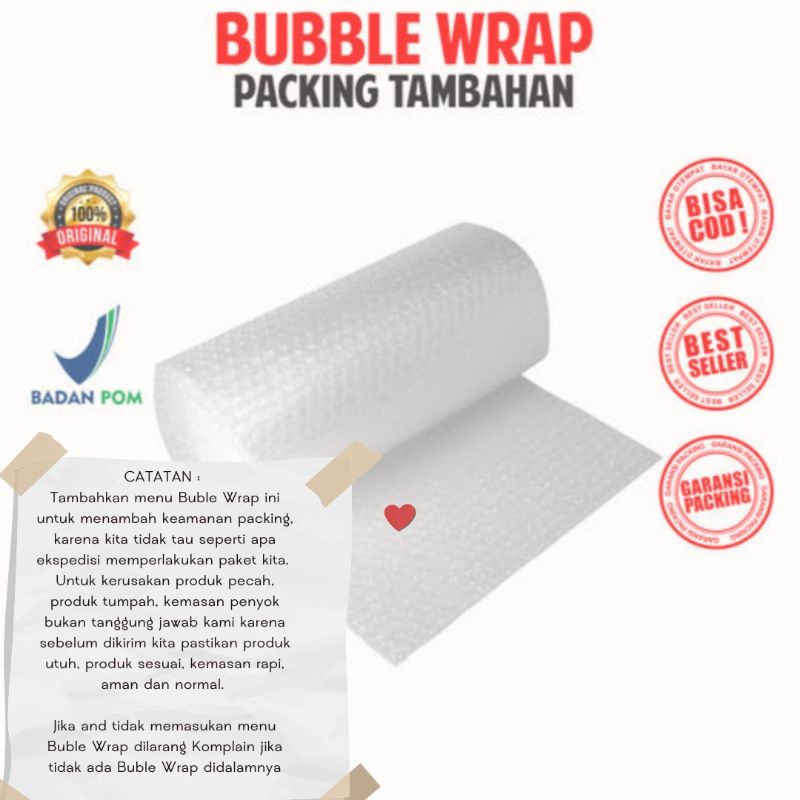 

WAJIB CO BUBLE WRAP UNTUK PACKING.