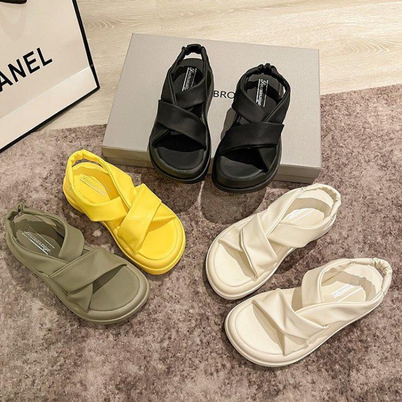 [COD] 22160 Sandal Wanita Import Xnot Tali Belakang