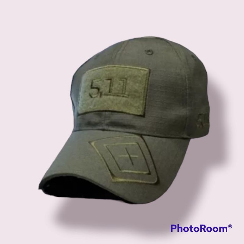 TOPI PEREKAT 511 HIJAU TACTICAL ARMY