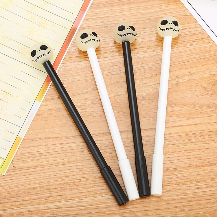 4pcs Pena Pen Pulpen Gel Set Tinta Cair Jack Skellington OSM-ST0129