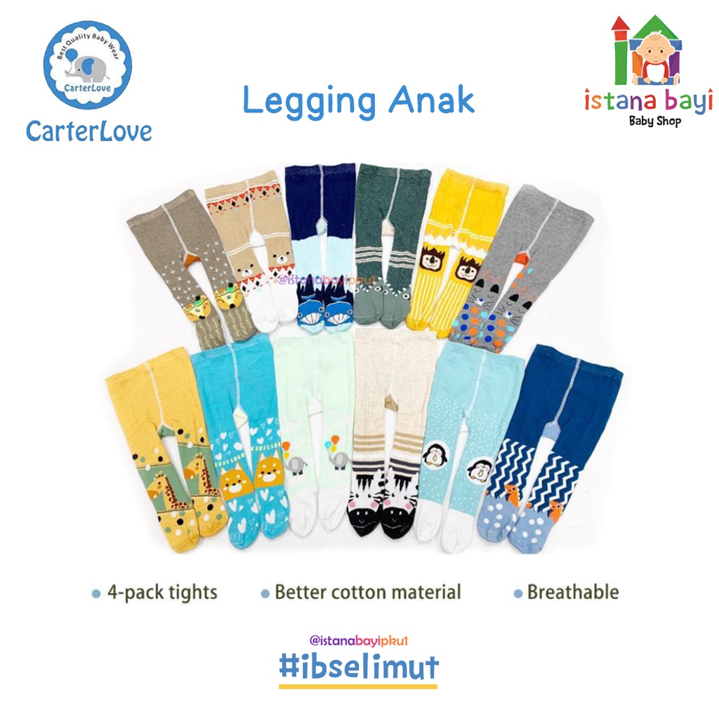 Legging Cotton Rich/Cotton Tight - Legging Bayi/CARTERLOVE LEGGING TUTUP KAKI/BUKA KAKI