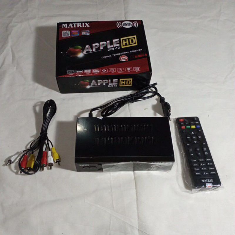 STB MATRIX APPLE HD DVB-T2 MERAH