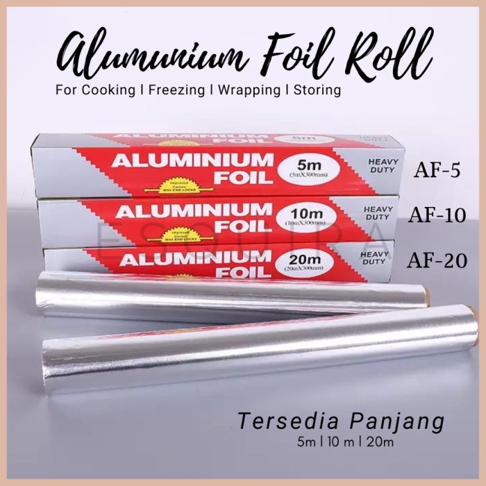 Jual Alumunium Foil Roll Heavy Duty AF 5 AF 10 AF 20 Shopee