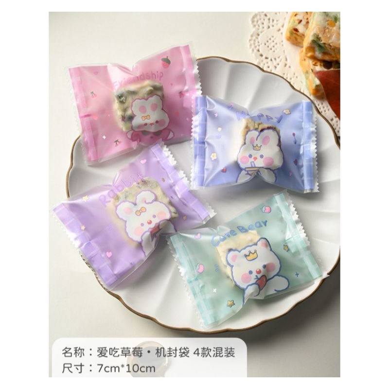 

[10pcs] plastik cookies sealer 7x10 motif