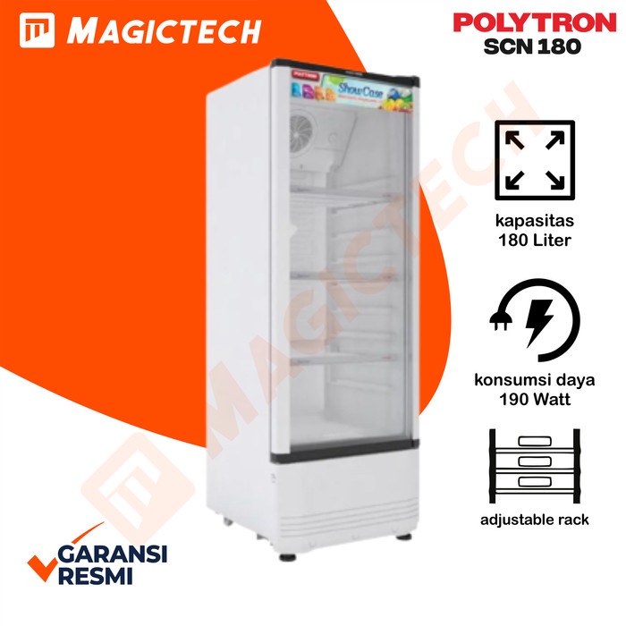 SHOWCASE POLYTRON 3 RAK SCN-180 / SCN180 - 180L