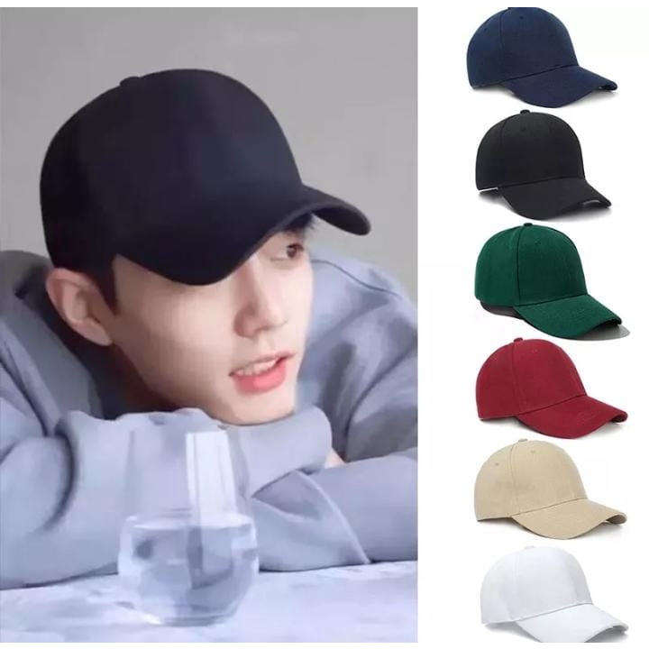 Topi Polos Baseball Pria Premium Topi Polos Pria Wanita Murah COD