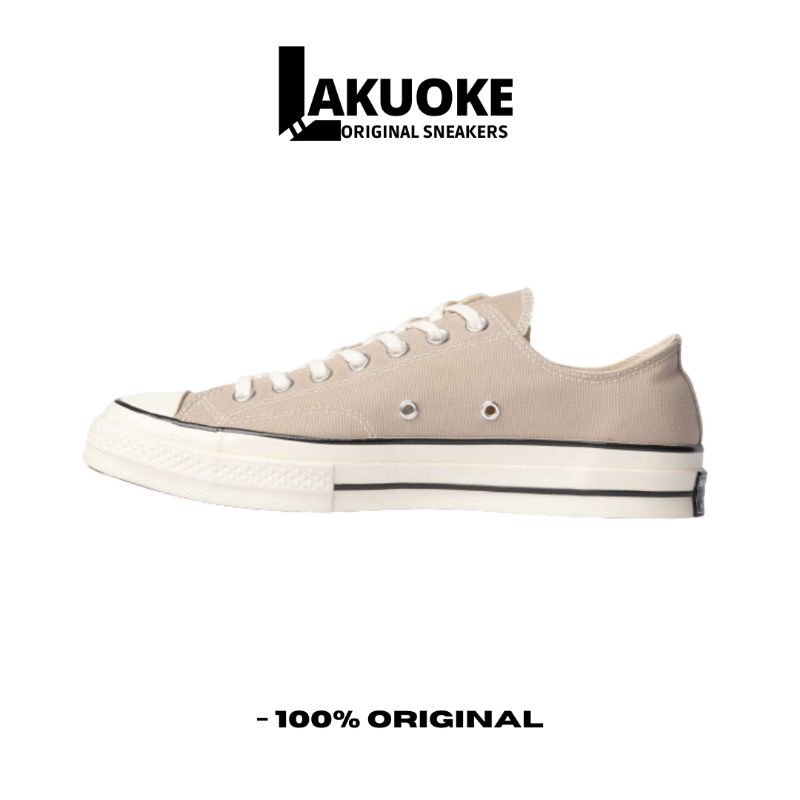 Sepatu Converse Chuck 70S Seasonal Color Low Papyrus Grey Original