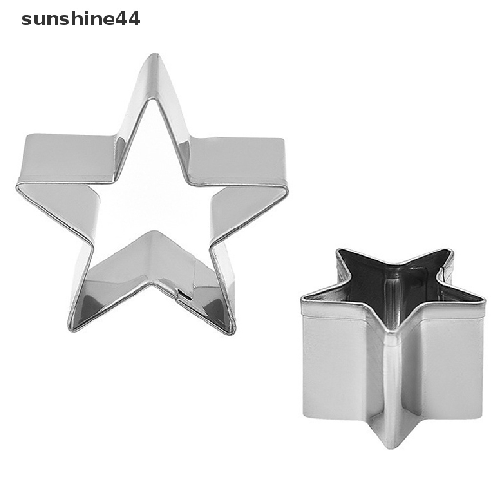 Sunshine 12Pcs Cetakan Kue Kering Bentuk Anak-Anak Rumah Baking Bentuk Poker Cetakan Stainless Steel.