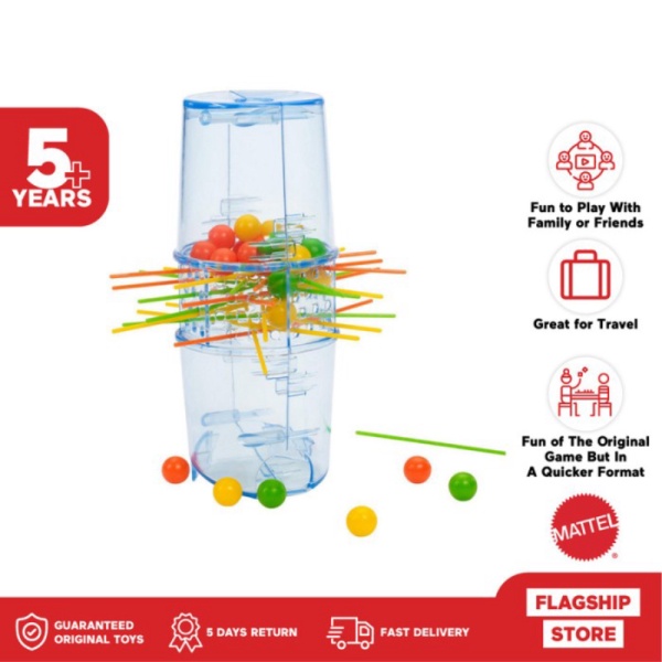 

Games Fast KerPlunk Mattel - Fun Permainan Limited Promo Game