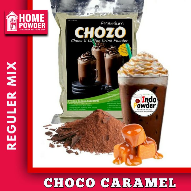 

Bubuk Minuman Drink Powder Rasa Coklat Choco Caramel Karamel 1Kg Indopowder Homepowder