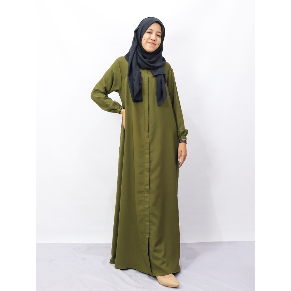 REALPICT Mauva Dress/Dress Casual remaja/dress busui/dress simple cantik fashion hijab trendy