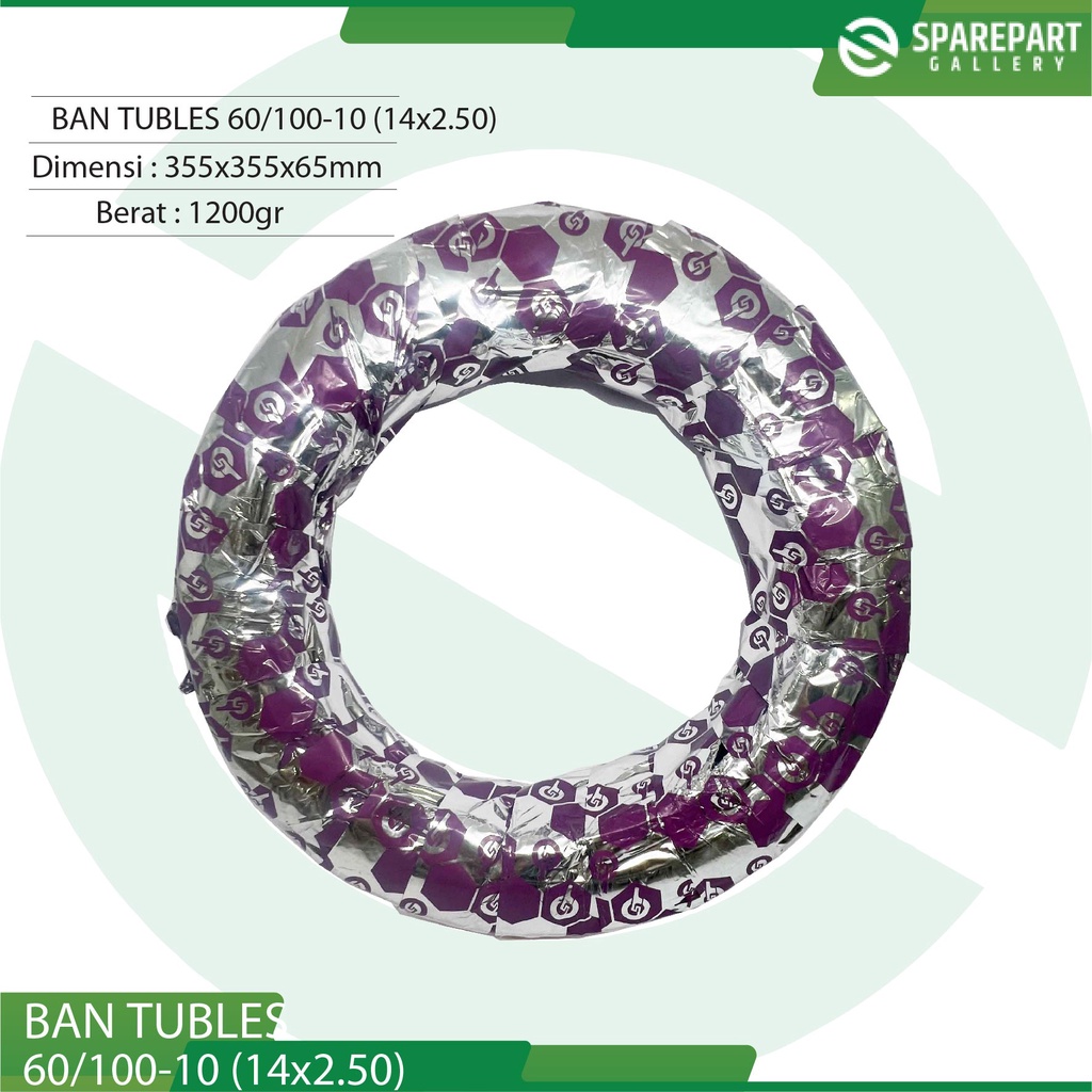 CST Ban tubles sepeda listrik 60/100-10 (14x2.50)