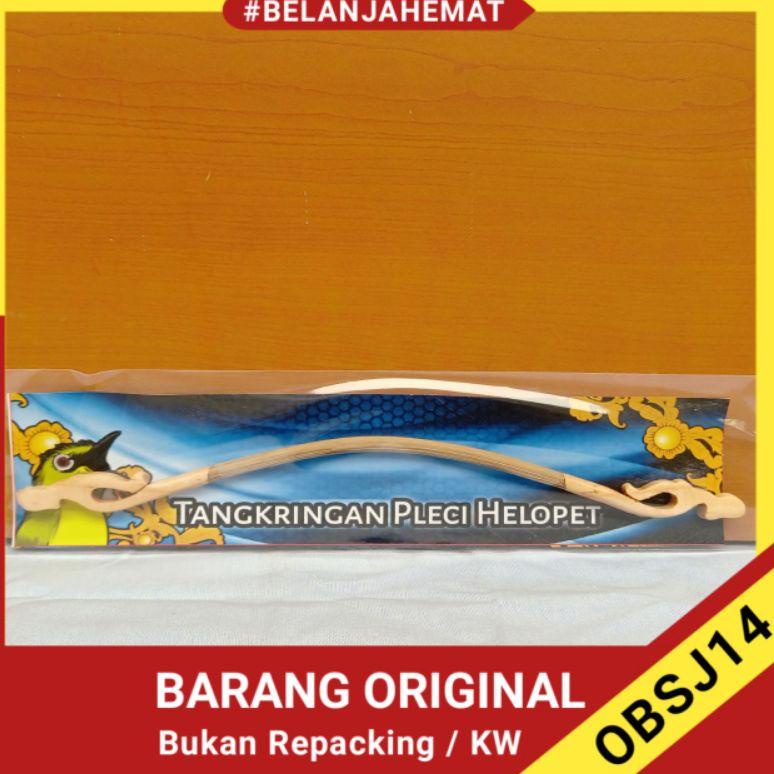 Barang Impor [Dapat Emas] tangkringan pleci helopet bambu melengkung