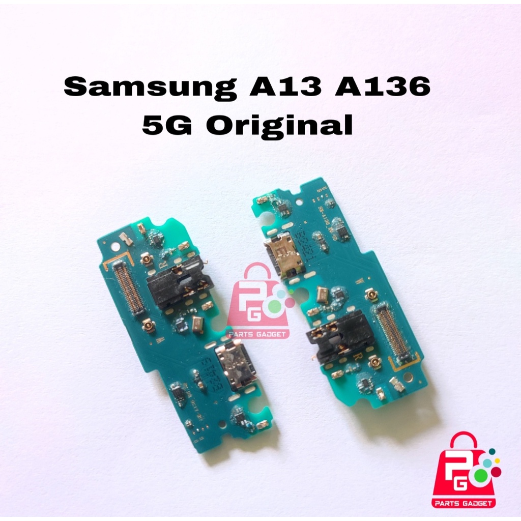 Konektor Charger Samsung A13 A136 5G Original Ic Smart Fast Charging Pcb Board Papan Cas Mic