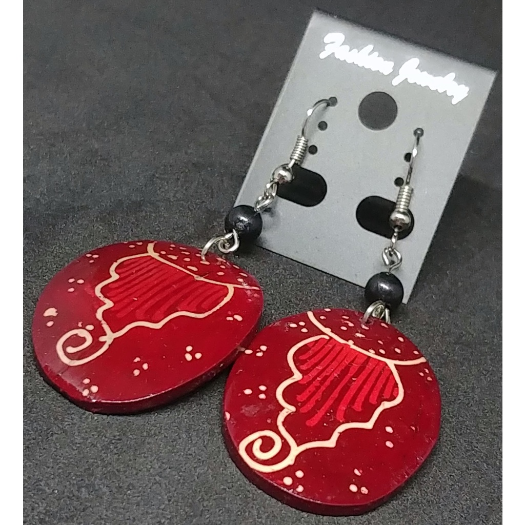 Anting Batik Korea Model Etnik Anting Etnik Jogja  ABT_16