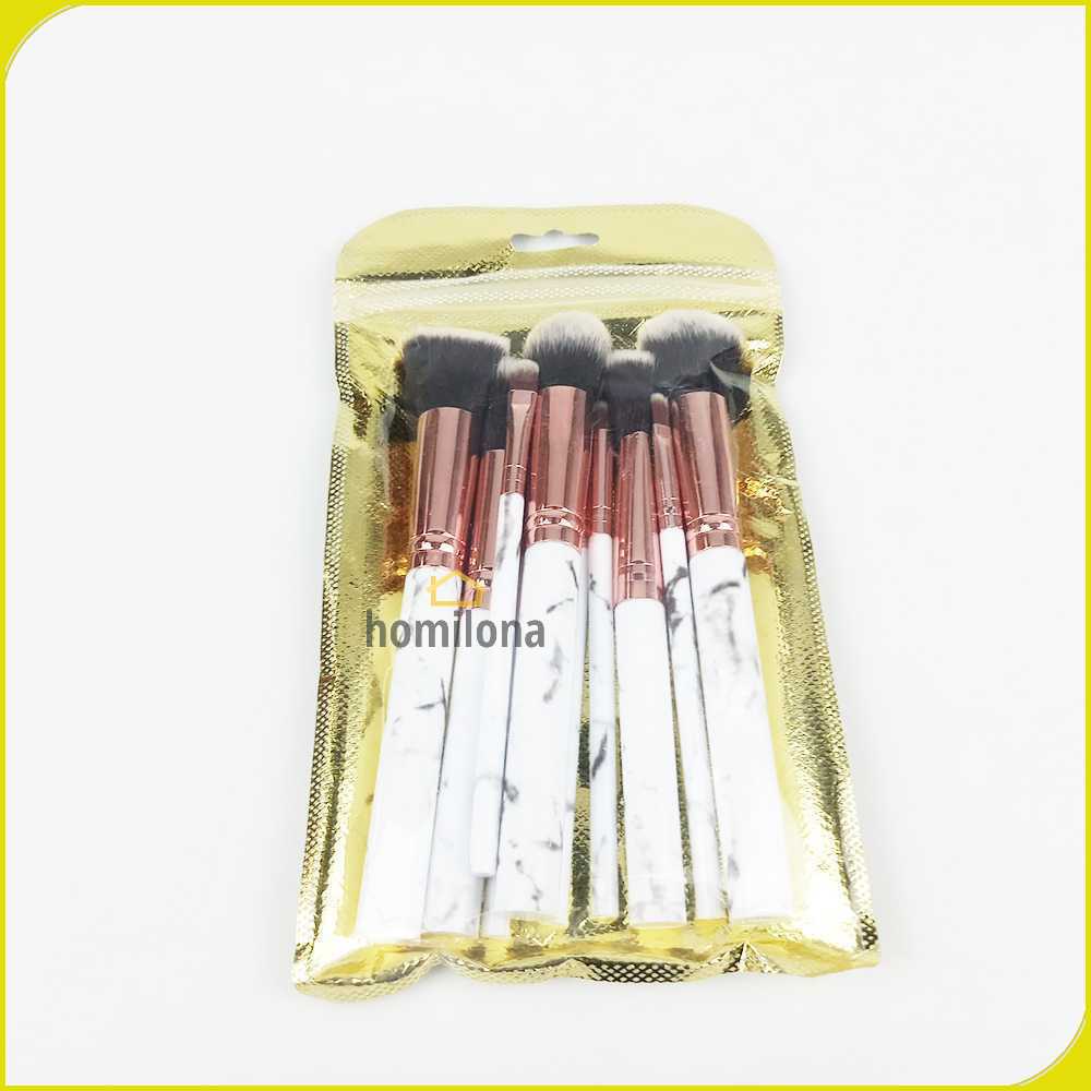 Marble Brush Make Up 10 Set