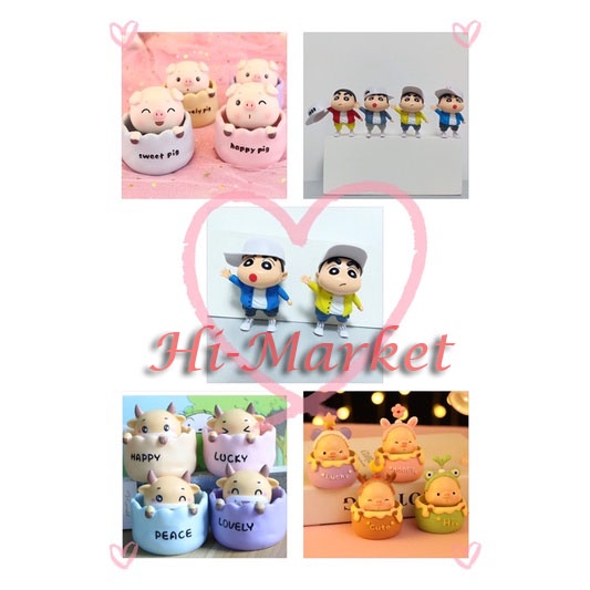 HIMARKET PAJANGAN DASHBOARD SHAKE HEAD GOYANG PIG BABI / PAJANGAN MOBIL SHINCHAN/HIASAN MOBIL/ PAJANGAN CUTE PIG / PAJANGAN SINCHAN TERBARU NEW