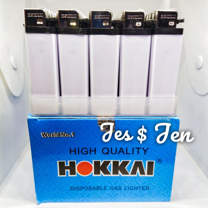 Korek Gas Roda Hokkai Polos 50pcs