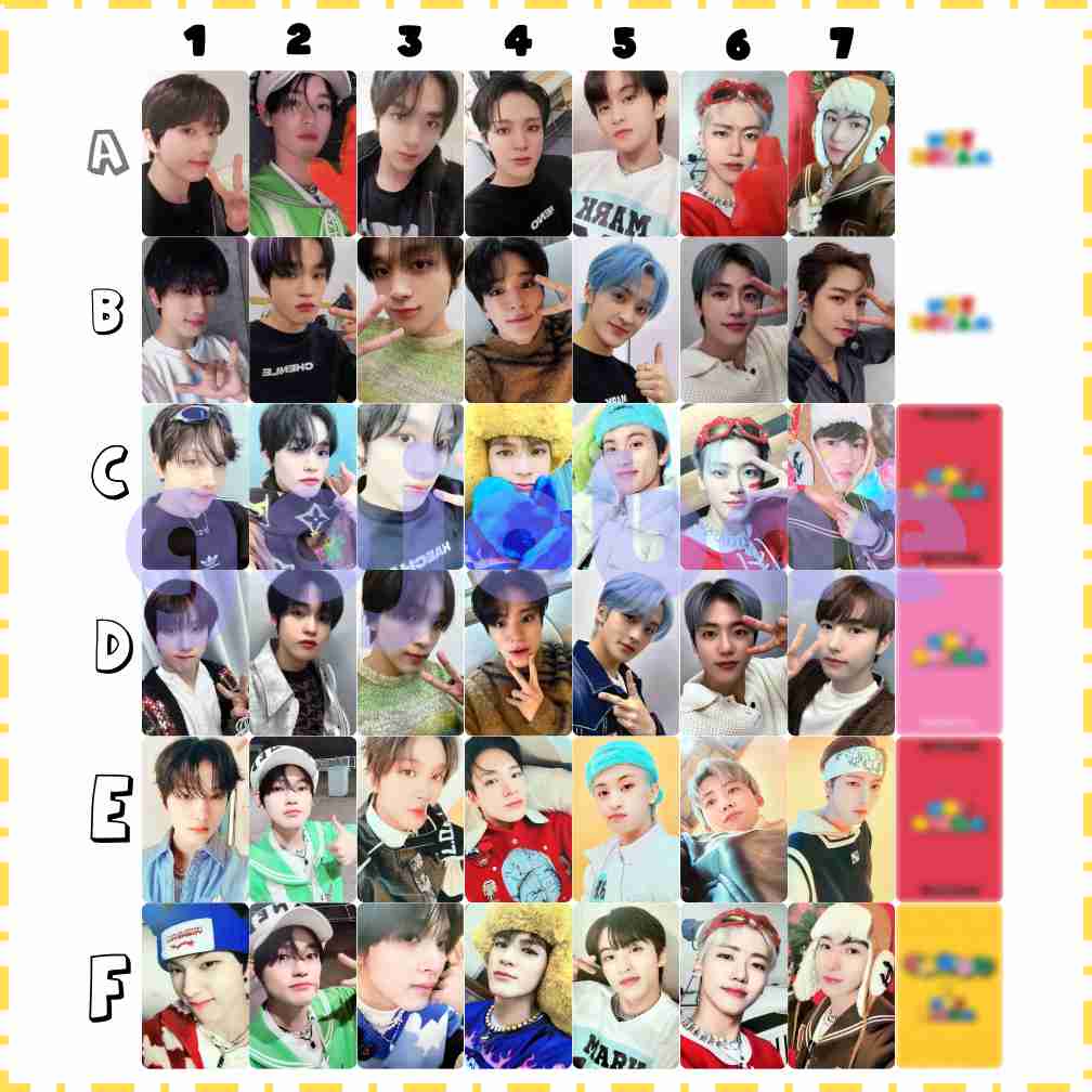 photocard nct dream unofficial versi candy pob