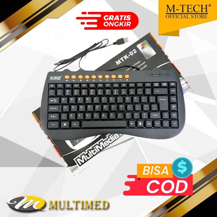 Keyboard M-tech MTK 02 Mini Multimedia