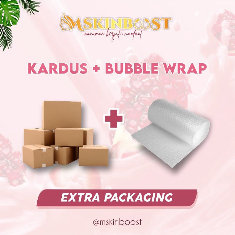 

Extra Packing Kardus & Bubble Warp