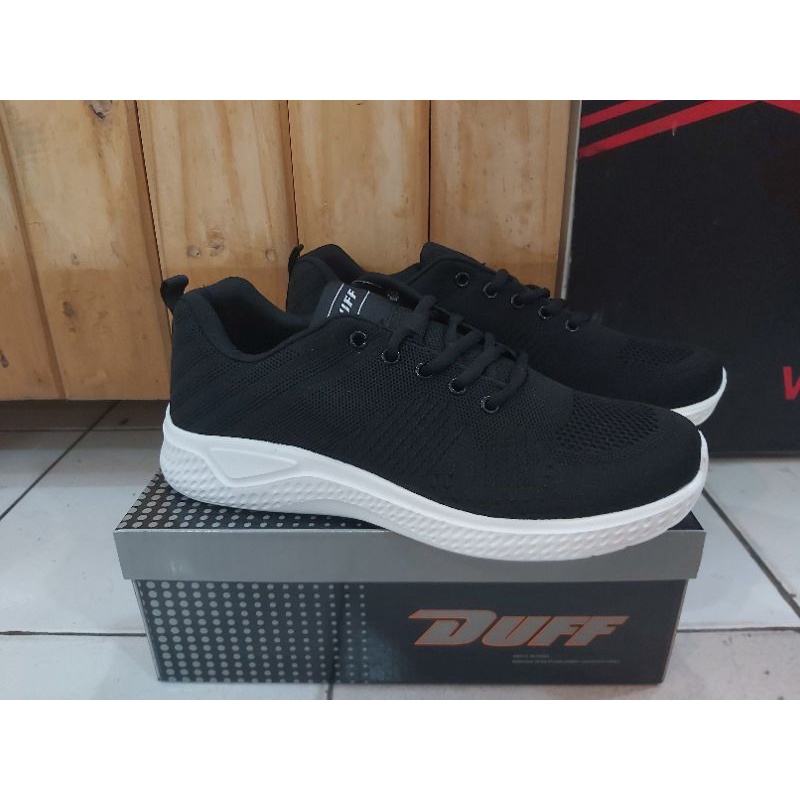 Duff Sepatu Casual Hitam Putih Toronto