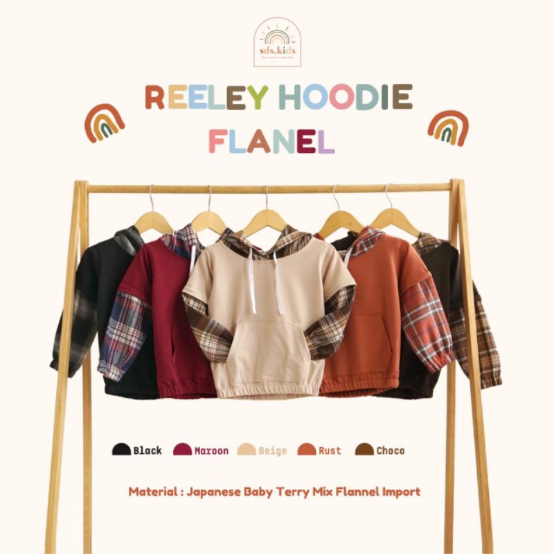 REELEY FLANEL HOODIE - SDS Kids