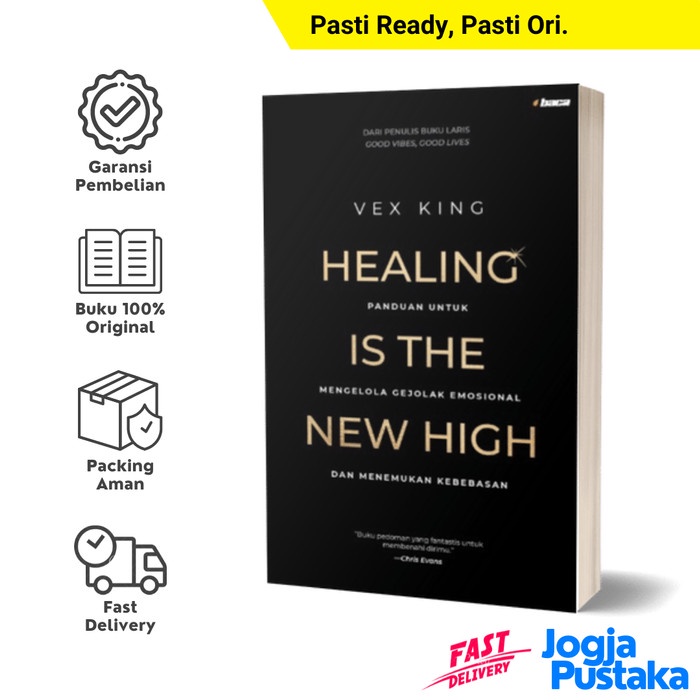

Buku Healing Is the New High - Vex King