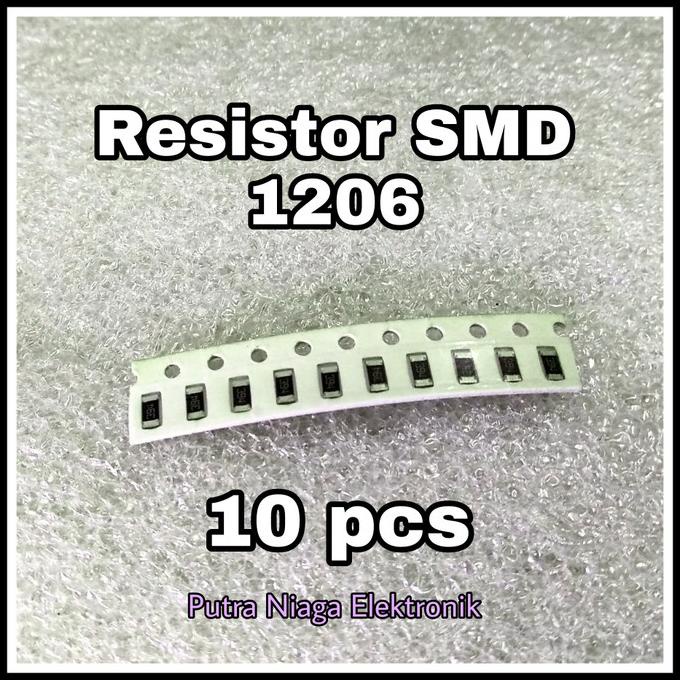 (10pcs) Resistor SMD 1206 2K Tahanan 2000 ohm Marking: 202 putr4n14 Berkualitas
