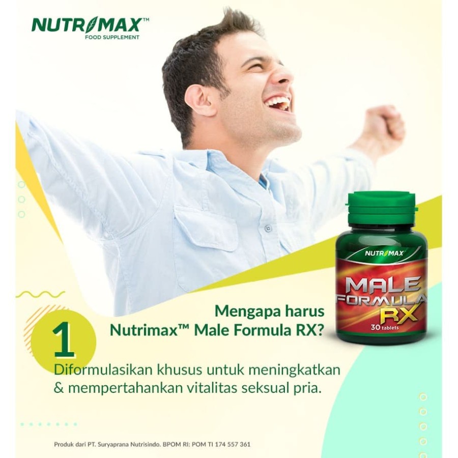Nutrimax Male Formula RX isi 30 Tablet