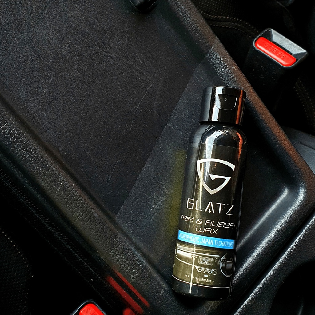 Pengkilap Interior Dashboard Mobil Body Doff Semir Ban Mobil GLATZ Trim and Rubber Wax