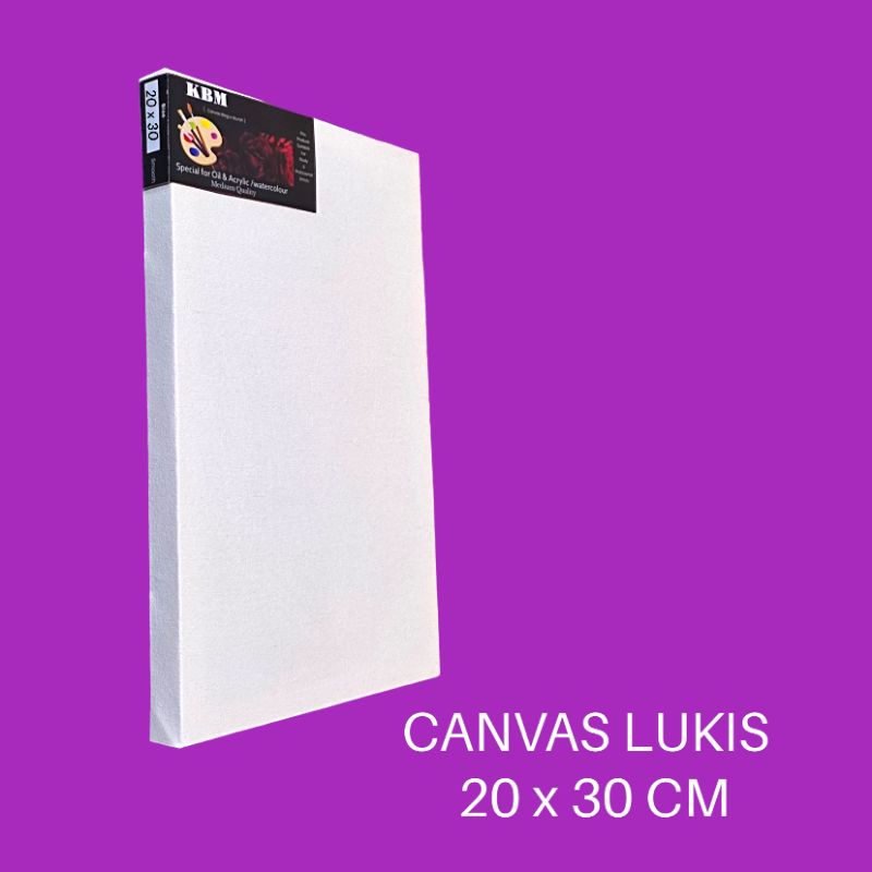 

RK KANVAS LUKIS 20x30 CM( PAKET ISI 10 PCS)/CANVAS LUKIS HALUS/KANVAS MARSOTO TEBAL