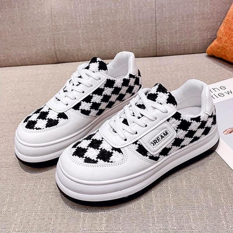 Sepatu Sneaker Wanita Import Pola Sneakers 23834