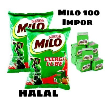 

!!!!!!] Ready Stock Milo Energy Cube 100 pcs Halal / Permen Milo cube 100