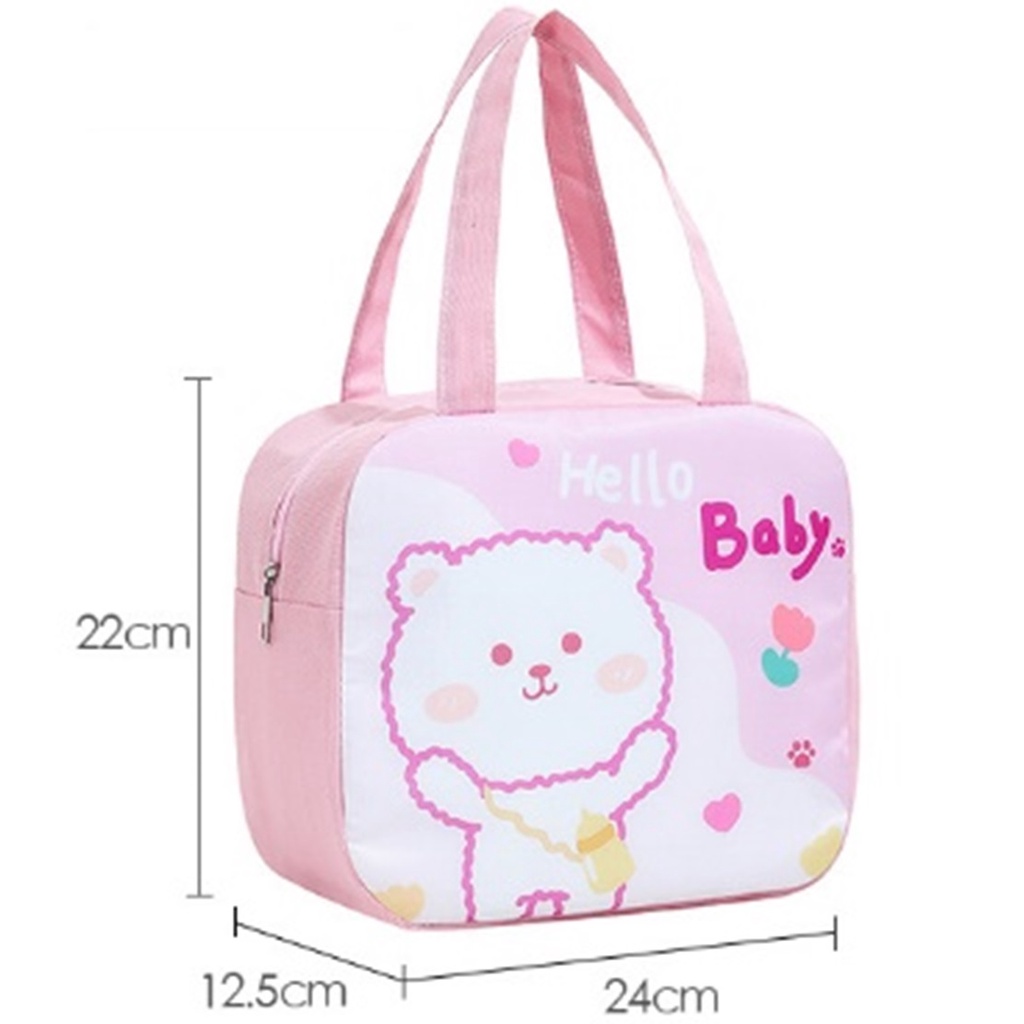 Goodie Bag Tas Bekal Foldable Lunch Tote Bag Bento Makan Tas Souvenir