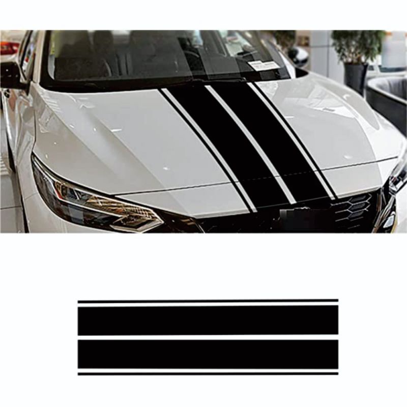 stiker mobil sticker cutting kap mobil depan lis body motif garis