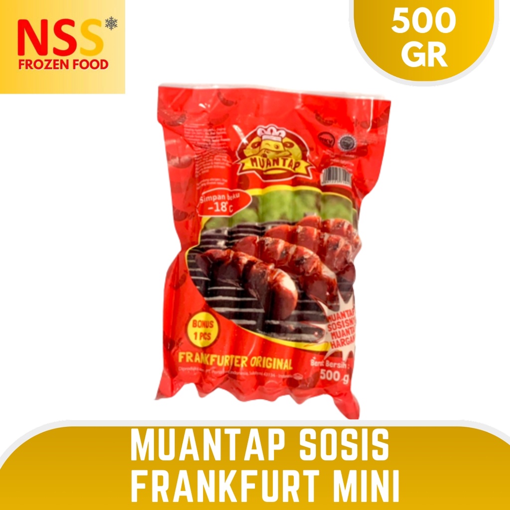 

MUANTAP SOSIS FRANKFURTER MINI 500 GR