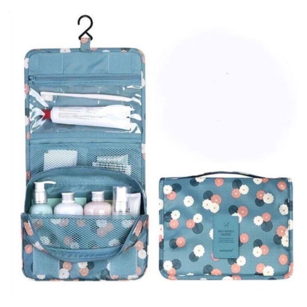 Tas Kosmetik Travelling Pouch MakuUp Organizer Waterproof Tas Cosmetik Toiletry