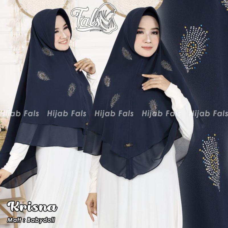 KHIMAR CERUTY 2 LAYER PAYET MERAK ORI BY FALS, KHIMAR 2 LAYER SYAR'I CERUTY PWYET, KHIMAR HIJAB CERU