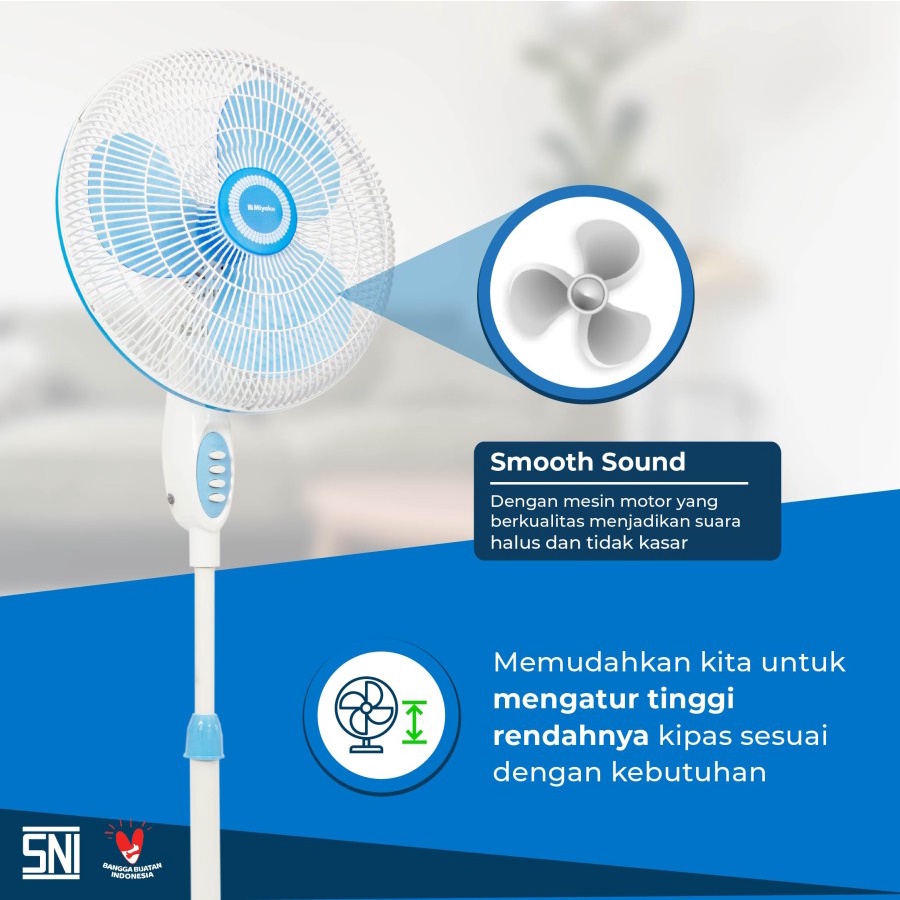 Kipas Angin Berdiri Miyako KAS 1618B Standfan