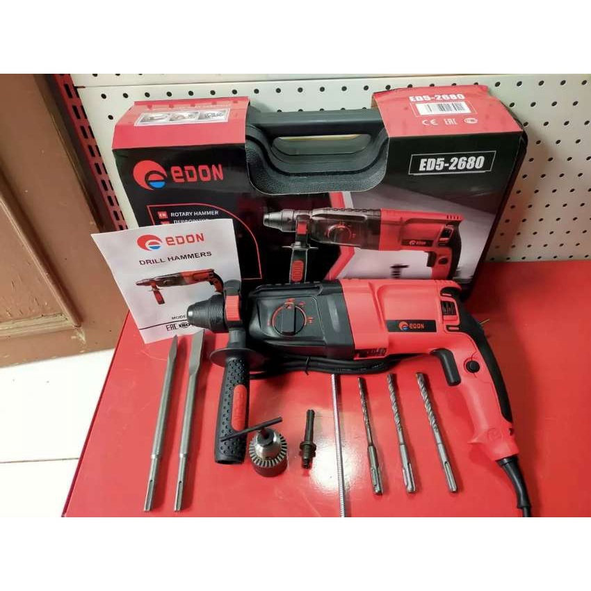 Mesin Bor Hammer Edon Ed5-2680 Mesin Bobok Beton Tembok Sds