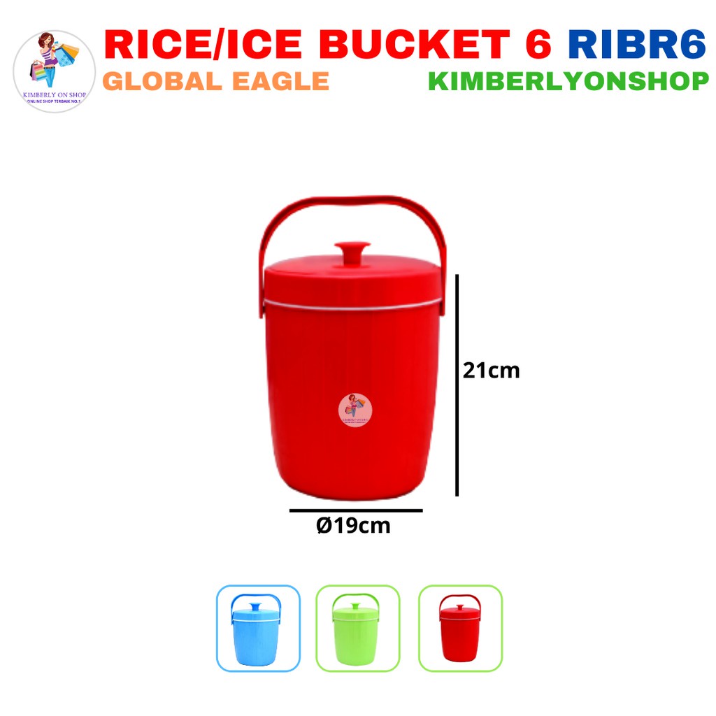 Rice / Ice Bucket Termos Nasi/Es 6 RIBR6 Global Eagle