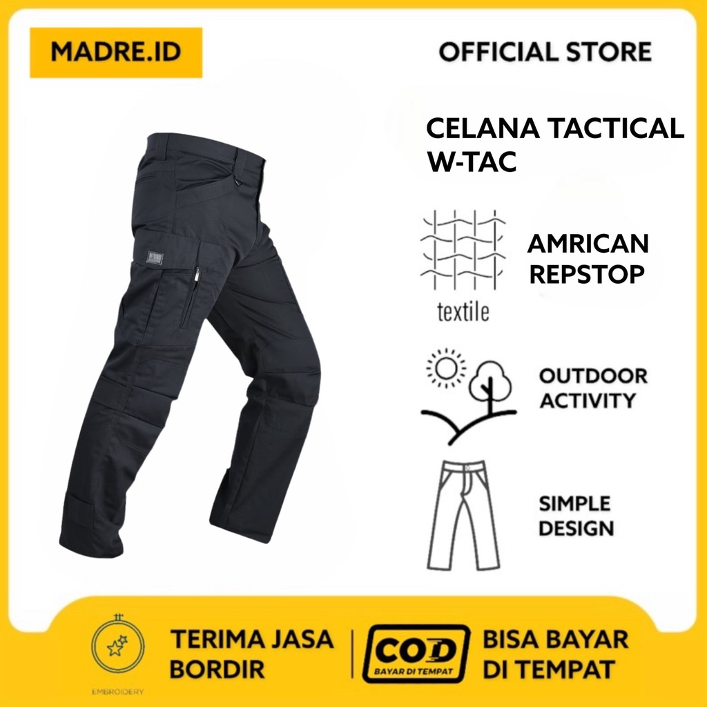 W-tac Series - Celana Tactical Lapangan Pdl Outdoor Panjang