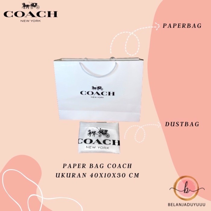 Paper Bag Coach Putih - XL
