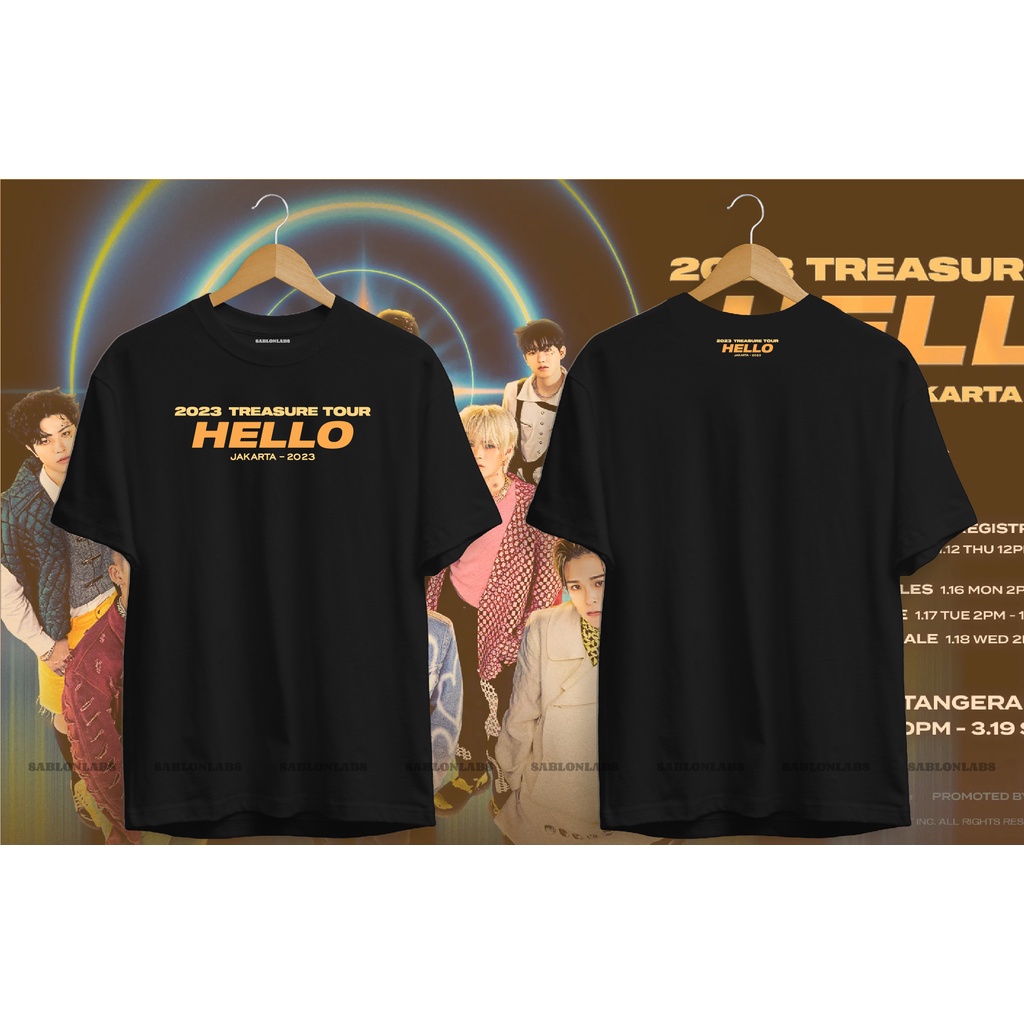 KAOS KONSER TREASURE TOUR HELLO: JAKARTA PREMIUM